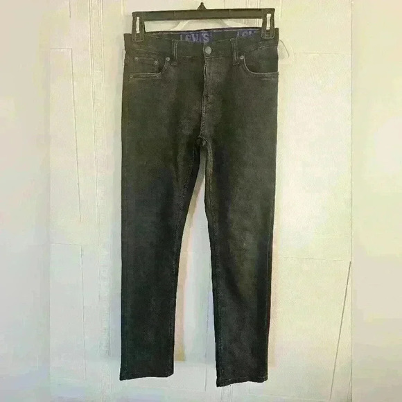 Levi's 502 Women's Black Taper Low Rise Sz 14R W27 L29 Jeans Denim Black Label - Picture 1 of 10